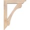 Ekena Millwork Legacy Traditional Smooth Bracket w/ Offset Brace, Douglas Fir, 5 1/2"W x 24"D x 32"H BKT0604X24X32LEC01SDF - alternate 3